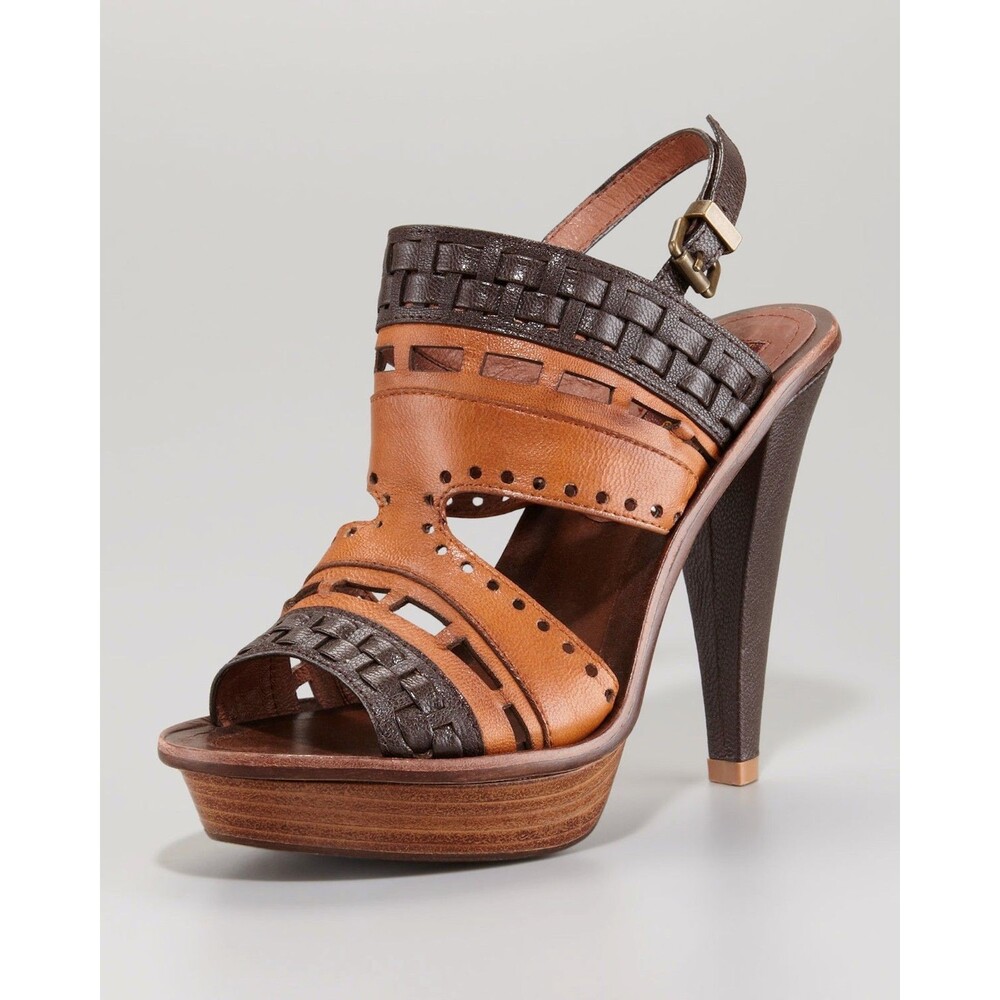 NWOB 7 For All Mankind Hendrix Platform Heels